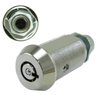 Picture of Low Security Lock, Round Barrel code X4, 1-1/8 Inch. (Keys Ordered Separately)