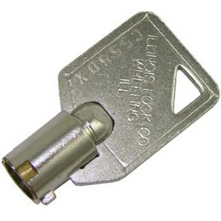 Picture of Key, Code C5550X Round Barrel. 