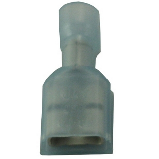 Picture of Connector, Tab Crimp FDQ-4F, Female, Blue, 3/16, 16-14 AWG