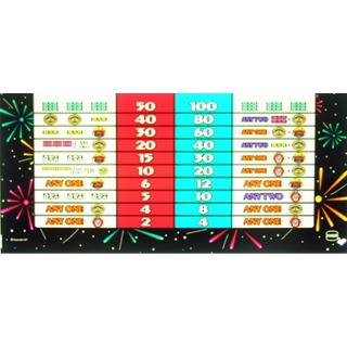 Picture of S Plus Belly Glass, Score Board, (20.5" W 521mm x 9.75" H 248mm)