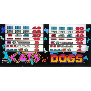 Picture of S2000 Belly Glass, Cats N Dogs, (20.5" W 521mm x 9.75" H 248mm)