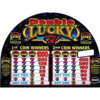 Picture of Top Glass, Double Lucky Sevens (Round Top) - IGT, S Plus.