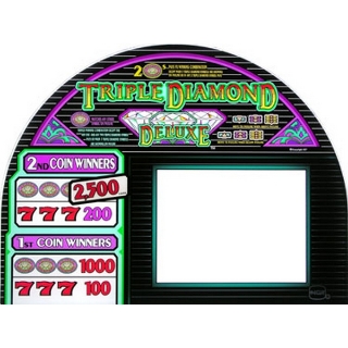 Picture of Top Glass, Triple Diamond Deluxe (Round Top) - IGT, Vision.