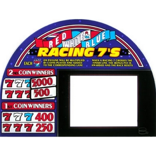 Picture of Vision Top Glass, Red White Blue Racing Sevens