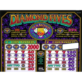 Picture of S2000 16", Top Glass, Diamond Fives, (19.5" W 495mm x 15" H 381mm)