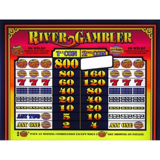 Picture of S2000 16", Top Glass, River Gambler, (19.5" W 495mm x 15" H 381mm)