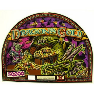 Picture of Top Glass, GK-19, RT, Dragons Gold, (19.5" W 495mm x 15" H 381mm)