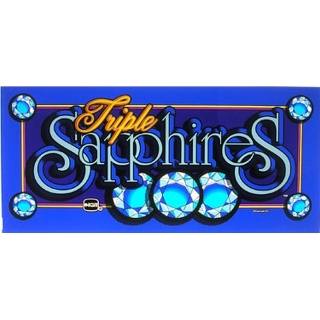 Picture of S2000 Belly Glass, Triple Sapphires, (20.5" W 521mm x 9.75" H 248mm)