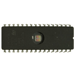 Picture of Blank EPROM, 4MB, 32 Pin Dip, M27C4001-80.