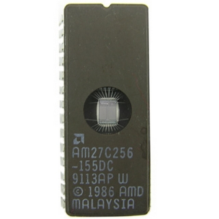 Picture of Blank EPROM, 256K, 28 Pin Dip, M27C256-12FI.