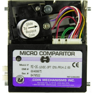 Picture of Complete Assy, CC-46, 12 VDC, Small Coin, JST with Optic Emulation.