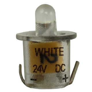 Picture of Bulb And Base 24 Volt 0.04 Amp T 1.5 Tivoli 2 Wire Used On Progressive Signs