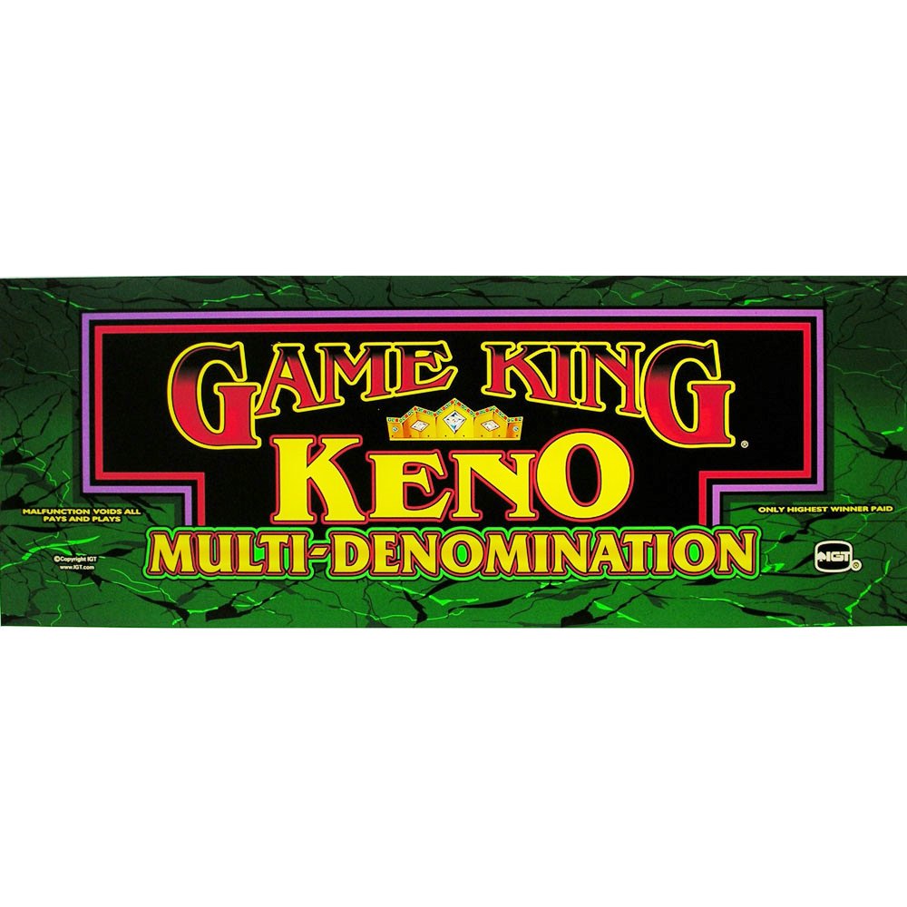 Spin, Inc. Quality gaming machines & equipment.Game King Top Glass