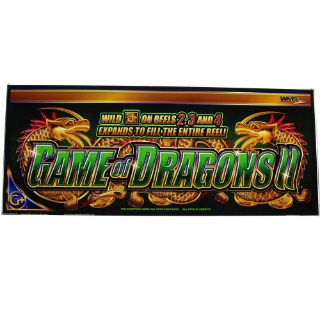 Picture of WMS Bluebird G Plus Top Glass, Game Of Dragons-. 31-020083-BC-01