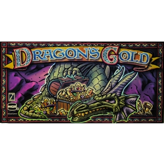 Picture of I Game Plus 17 Belly Glass, Dragons Gold