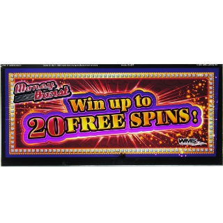 Picture of WMS Bluebird Video Belly Glass, Glits Money Burst Win Up To 20 Free Spins