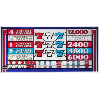 Picture of S2000 Top Glass, Red White Blue-. (19.5" W 495mm x 9.25" H 235mm).