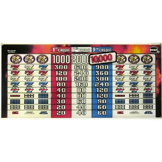 Picture of S2000 9", Top Glass, Evel Knievel-. (19.5" W 495mm x 9.25" H 235mm).