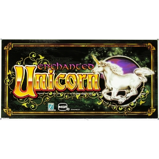 Picture of I Game Plus 17 Belly Glass, Enchanted Unicorn-. (17.25" W 438mm x 9" H 229mm).