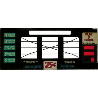 Picture of Reel Glass, S Plus, 5 Line Black  -. (19.5" W 495mm x 8.25" H 210mm).