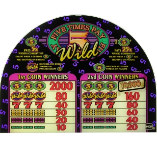 Picture of S Plus RT, Top Glass, Five Times Pay Wild-. (19.5" W 495mm x 15" H 381mm).