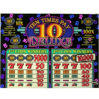 Picture of S Plus Top Glass, Ten Times Pay Deluxe-. (19.5" W 495mm x 15" H 381mm).