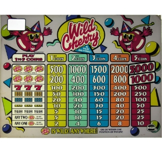 Picture of S Plus Top Glass, Cartoon Wild Cherry-. (19.5" W 495mm x 15" H 381mm).