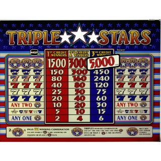 Picture of S2000 16", Top Glass, Triple Stars, (19.5" W 495mm x 15" H 381mm)
