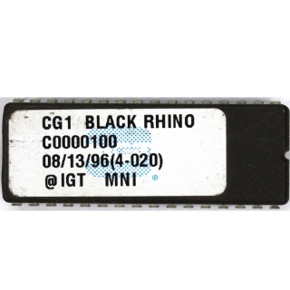 Picture of IGT Software CG1 C0000100 Black Rhino