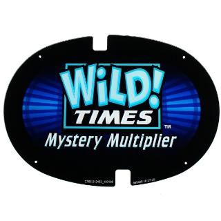 Picture of Topper Plexiglass, 17'' x 12'', Wild Times Mystery Multiplier - Bally Alpha.