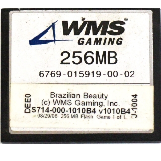 Picture of WMS Software Brazilian Beauty Game Card: S714-000-1010B4