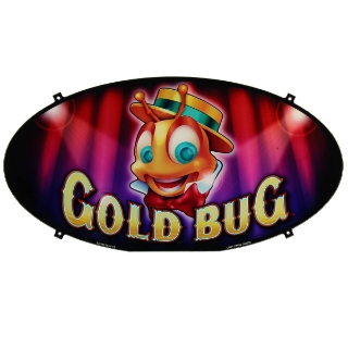 Picture of Topper Plexiglass, Oval, Gold Bug - Bally Alpha