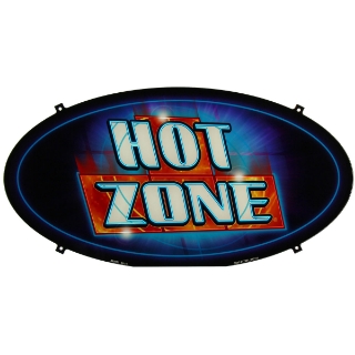 Picture of Topper Plexiglass, Oval, Hot Zone - Bally Alpha