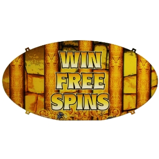 Picture of Topper Plexiglass, Oval, Win Free Spin - Bally Alpha