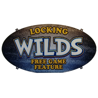 Picture of Topper Plexiglass, Oval, Locking Wilds Free Game Feature - Bally Alpha
