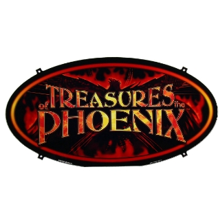Picture of Topper Plexiglass, Oval, Treasures of The Phoenix - Bally Alpha