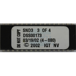 Picture of IGT Software SND3 DSS00173
