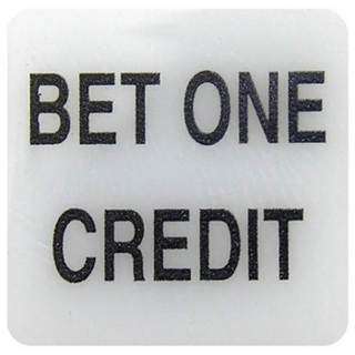 Picture of Button Legend, Small "Bet One" Feature Square for SP1000-1