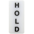 Picture of Button Legend, Large "Hold/Cancel" Feature Rectangular for Button SP3000-1. 