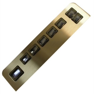 Picture of OLED Button Panel, 7 Small, 1 Large and Membrane Splash Cover (Fits BB2 Button Panel, and Ainsworth A560)