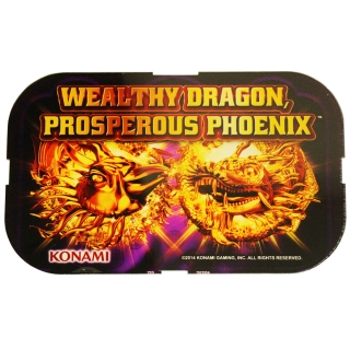 Picture of Glass, Wealthy Dragon Prosperous Phoenix, Belly Glass, Konami Podium KP3