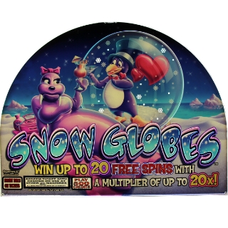 Picture of I Game Plus 19 Top Glass, Snow Globes (19.5" W 495mm x 15" H 381mm)