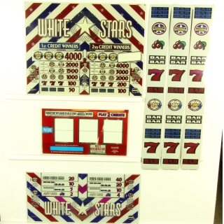 Picture of Glass Kit IGT S2000, 2M, White Star 16" Top, Back Lit Reels