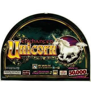 Picture of IGT I Game Plus 19 Top Glass, Enchanted Unicorn