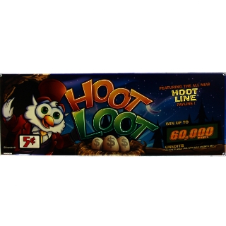 Picture of IGT 044 17 Top Glass, Hoot Loot