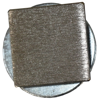 Picture of Blanking Plate, Small Button Chrome Square 26mm x 26mm for IGT SAVP