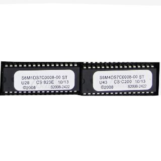 Picture of Eprom, Clear Ram Bally S6000 Set Of 2 Eproms S6S1000CLR07-01 U28, S6S4000CLR07-01 U43