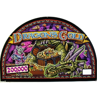 Picture of Top Glass, GK-17, RT, Dragons Gold, Size (17.50" W 445mm x 11.75" H 298mm)
