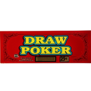 Picture of Top Glass, GK-17, 9" Top, Draw Poker, (17.5" W 445mm x 6.50" H 171mm)