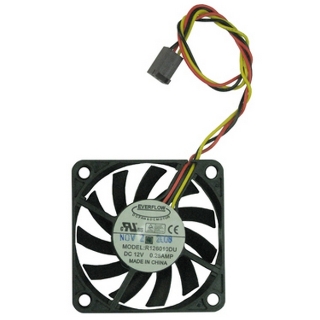 Picture of Fan, Cooling, 12VDC 0.45A 70mm x 70mm x 10mm for Konami KP3 MPU